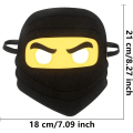 Pikkukuva 2 / 5: 20 kpl Lasten Ninja-naamioita, Joustava Piirretty Naamio Pojille, Tytöille, Halloween-asu