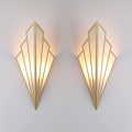 Miniatyrbillede 1 af 5: IC Moderne Vægslampe Enkel Vægslampe Soveværelse Gang Stue Vægslampe Holder E12 Stikkontakt Dekorativ Kunstlampe (Kun En Styk)