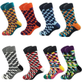 Miniatyrbilde 1 av 4: IC Morsomt sett for menn Dress Socks - Fargerike morsomme nyhet bomulls Funky Crew Socks Pack, Kunstsokker