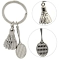 Miniatyrbillede 2 af 2: Badmintonracket nøglering - 2 stk IC