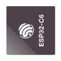 Pikkukuva 2 / 5: IC ESP32-C6 -sarjan siru Wi-Fi 6 Erittäin pienitehoinen SoC, jossa on A