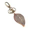 Beautiful Steampunk Style Keychain - Leaf