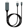 Pikkukuva 1 / 3: IC iPhone iPad -näyttö TV Lightning - HDMI-kaapeli HD-sovitin