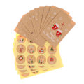 Miniatyrbillede 4 af 5: IC 48 stk Julegavepapirposer Xmas Favor Slik Cookie Gave W