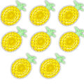 Miniatyrbillede 1 af 5: IC 8-pak Uppblåsbar Flydende Drikkeholder, Drink Floats Oppustelige Kopperunderlag til Poolparty - Ananas Oppustelig Glasunderlag