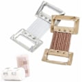 Miniatyrbilde 2 av 5: IC 50 stk utskiftbare elastiske bandasjeklemmer Stretch Metal Clips Fixa Coffee one size