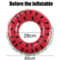 Miniatyrbillede 2 af 5: IC Vandmelon Pool Floats Sommer Frugt Oppustelige Badevinger Ringe til Voksne, 35,5 tommer