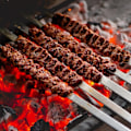 Miniatyrbild 6 av 7: Kebab Maker Grillspett, 11 tum lång pressform Kabab Maker Press