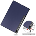 Pikkukuva 2 / 5: IC Samsung Galaxy Tab S7 FE / S7 Plus / S8 Plus Kotelo Tri-Fold Tumma Tummansininen