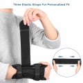 Miniatyrbillede 3 af 5: IC Andas Tumstöd，Stabiliserande handledsstöd med metallskena och justerbara remmar Handledsstöd universal PU