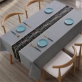 Miniatyrbilde 1 av 4: IC Rektangulær Flekksikker Duk Rektangulær PVC Vaxduk Bord