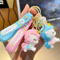 Pikkukuva 3 / 5: IC e Kawaii 3D Yksisarvinen Avaimenperät Pehmeäliima Pegasus Riippuva Avaimenperä Punainen