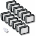 Miniatyrbilde 1 av 5: 12-pakning erstatningsfiltre for iRobot Roomba i & e i1 i3 i4 i6 i7 i8 e5 e6+ J7 (Ikke for J7+) Støvsuger reservedeler tilbehør