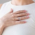 Miniatyrbillede 3 af 7: 9 stk. sølvfarvede justerbare ringe - sæt med knudejusterbare fingerringe, tåringe, strandpynt - gave til kvinder og piger