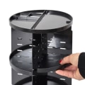 Miniatyrbillede 5 af 5: IC Roterende Makeup Opbevaring - Sort Sort