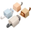 4 Cute Animal Wall Hooks Cartoon Wall Hooks Bathroom for Kitchen Office
