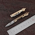 Miniatyrbild 2 av 5: IC Mässingstarning Vikbar Mini Unboxing Bärbar Nyckelring Hängande Ou A