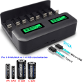 Miniatyrbillede 3 af 5: IC Batterilader - Hurtig Batterilader - til AA /AAA /C /D NI-Mh Style 1