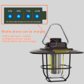 Miniatyrbilde 5 av 5: IG Oppladbar Camping LED-lys Dimbar, Retro Lantern svart