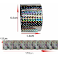 Miniatyrbillede 2 af 5: Anti Due Repellent Tape Fugleskræmmer Dobbeltsidet Anti Fugle Anti Fugle Tape Holografisk Skinnende til at Skræmme Fugle Fugleskræmmer 4.8cm110m, af DEBUNS