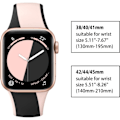 Pikkukuva 2 / 4: Apple Watch -ranneke, IC-suunniteltu, 38 mm, 40 mm, 41 mm (musta/vaaleanpunainen)