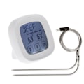 Miniatyrbild 1 av 5: IC Dubbla sonder Pekskärm Ugn Termometer Kök Matlagning Mat