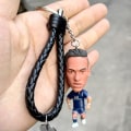 Pikkukuva 4 / 5: Jalkapallofanien tähti riipus avaimenperä Zidane Player IC