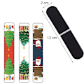 Pikkukuva 2 / 7: Magneettiset kirjanmerkit, magneettiset joulukirjanmerkit, värikkäät magneettiset kirjanmerkit lapsille, sivumerkit, 30 kpl