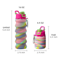 Miniatyrbillede 2 af 5: IC Foldbare Vandflasker - Vandkrus 16oz BPA-fri Silikon