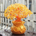 Miniatyrbillede 2 af 5: IC Feng Shui Penge-Lykketre Gul Citrin Krystal Lykketre D 23CM