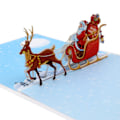 Miniatyrbilde 3 av 5: IC 5 stk fargeutskrift 3D julhjort bil jul tre