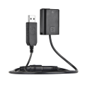 Miniatyrbillede 1 af 3: IC Np-fw50 Dummy Batteri + DC Power Bank (5V 2A) USB Adapter Kabelbyte Til AC-PW20 Til Sony Nex-3/5/6/7 Serie A33 A37 A35 A55 A7 A7r A7ii