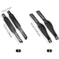 Miniatyrbilde 2 av 5: IC 1 par treningsykkelpedalstropper, kraftig justerbar lengde