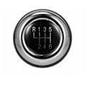 Miniatyrbillede 2 af 5: Mini Cooper Gearstangsknop, Sort 6 Gear (R Gear Øverst Til Venstre), DEBUNS