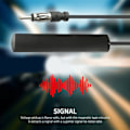 Miniatyrbillede 3 af 5: IC Universal Bilradio FM AM Antenn Signalforstærker Sort onesize