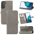 Miniatyrbillede 1 af 5: IC Samsung Galaxy S22 Etui Mandala Læder Grå