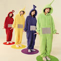 Miniatyrbillede 4 af 6: Teletubbies Onesie Pyjamas til Voksne Tyknet Koralsoft Lilla Purple kids 85