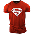 Pikkukuva 3 / 4: Superman Vascular Gym Training Top Musta L