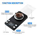 Pikkukuva 4 / 5: IC Digital mini-vaaka taskuun 50 g/0,001 g