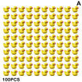Miniatyrbilde 1 av 8: 100/200 stk Mini Gummiender Miniatyr Resin Ender Gul Tiny D 100stk gul 100stk 100pcs yellow 100pcs