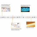 Miniatyrbild 4 av 5: 5m RGB LED-remsa USB LED-remsa LED-ljus LED-remsa, LED-belysning LED-dekoration 5050 LED med IR-fjärrkontroll EU EU-kontakt