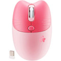 Miniatyrbillede 1 af 5: Trådløs mus Sød computermus 1600 DPI Lav støj Bærbar USB-mus Trådløs mus til PC Bærbar computer Notebook MacBook Pige Gave (Rosa)