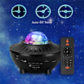 Miniatyrbillede 4 af 5: IC Projektorlys, natlampe til børn Projektor med fjernbetjening Musik Bluetooth højttaler Timer Fest Halloween Julegave (sort)