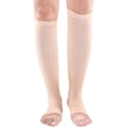 Pikkukuva 4 / 5: 1 pari kompressiosukkia Jalat Polvi Varicose Open Toe sukat Nude