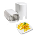 Miniatyrbillede 1 af 4: Pommes frites-/Grøntsagsskærer med skæregitre - (11 x 15 x 9 cm)