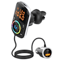 Miniatyrbilde 4 av 5: IC Bil Bluetooth FM-sender Bil Bluetooth Adapter USB