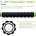 Miniatyrbilde 4 av 5: Atlet Muskelmassasje Roller Stick lindrer muskelsmerter og stramhet (oransje) Oransje