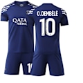 Miniatyrbillede 1 af 7: -25 nye sportsdragter 10 Dembele klubfodboldtøj nr. 30 Messi Paris tre udebanekampe Sanke No. 10 #16