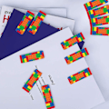 Pikkukuva 6 / 7: Magneettiset kirjanmerkit Värikkäät, 30 kpl Magneettiset kirjanmerkit, Kirjanmerkit, Magneettiset sivuklipsit, Sivumerkit, Kirjanmerkit, Lapset puzzle