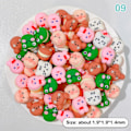 Pikkukuva 1 / 5: IC 10 kpl Kawaii-piirroshahmoja Hartsi Mix Litteät Takapuolen Tarvikkeet DIY Cr 09 10kpl